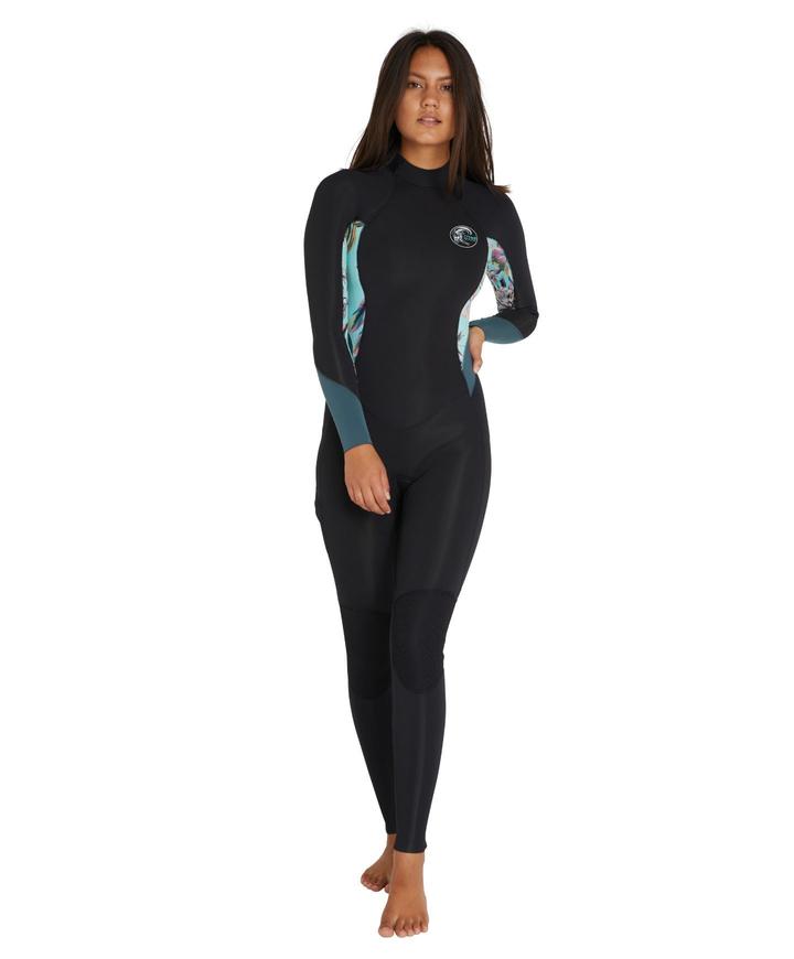 Oneill Womens Bahia 32mm Steamer Back Zip Wetsuit Aloha Vertigo Surf 